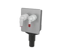 AlcaPlast APS6 Devices Siphon Flush-Mounted | Waste Water Connection for Washing Machine, Dishwasher, Heat Pump Dryer