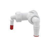 Alcaplast P149Z Double Connector G1''/8-23 with Flaps, Washing Machine Connector