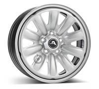 Alcar Stahlrad Hybrid Steel Wheel 132800 6.5x17 5x112 ET38 Silver for Skoda