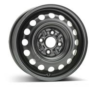 STEEL WHEEL ALCAR ACCIAIO 4940 FOR PEUGEOT 107 4.5X14 4X100 BLACK WCX