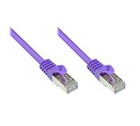 Alcasa 0.3m Cat5e - networking cables (Cat5e, SF/UTP (S-FTP), RJ-45, RJ-45, Male/Male, Violet)