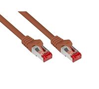 Alcasa 10m S/FTP Cat6 - networking cables (Cat6, S/FTP (S-STP), RJ-45, RJ-45, Male/Male, Brown)