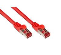 Alcasa 8060-002R networking cable - networking cables (Cat6, S/FTP (S-STP), RJ-45, RJ-45, Male/Male, Red)