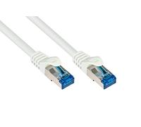 Alcasa Good Connections Cat.5e Ethernet LAN Patch Cable Snagless RNS, SF/UTP, 100 MHz; Gigabit Capable (10/100/1000 Base-T Ethernet Networking) for Patch Panel, Switch, Router, Modem white White 30 m