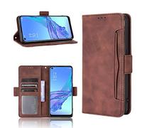 Alcatel 3L 2021/1S 2021 Case [Wallet Case] [Kickstand] [Card Slots] [Magnetic Flip Cover] Compatible with Alcatel 3L 2021/1S 2021 Smartphone(Brown)