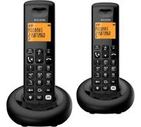 Alcatel E260 SVoice Digital Twin Cordless Phone with Answering Machine 2 Handset