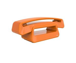 Alcatel Epure Iconic Orange - Easy to Use Cordless DECT Design Phone with Hands-Free Calling and Protection from Unwanted Calls