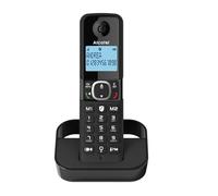 ALCATEL F860 - DECT Cordless Phone - Large Backlit Display - Handsfree - Call Barring - 2 Direct Memory Keys - Black