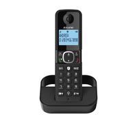 ALCATEL F860 - DECT Cordless Phone - Large Backlit Display - Handsfree - Call Barring - 2 Direct Memory Keys - Black