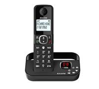 ALCATEL F860 Voice - DECT Cordless Phone With Answering Machine - Large Backlit Display - Handsfree - Call Barring - 2 Direct Memory Keys - Black