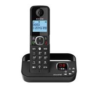 ALCATEL F860 Voice - DECT Cordless Phone With Answering Machine - Large Backlit Display - Handsfree - Call Barring - 2 Direct Memory Keys - Black