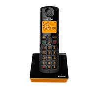 ALCATEL S280 Solo Orange TELéFONO DECT IDENTIFICADOR DE LLAMADAS Negro, Naranja