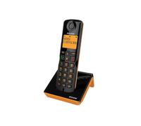 ALCATEL S280 Solo Orange TELéFONO DECT IDENTIFICADOR DE LLAMADAS Negro, Naranja