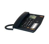 ALCATEL Temporis 880 PRO - Corded Professional Two Piece Phone - Extra Large Alphanumeric Display - Illuminated Indicator - Adjustable Volume - Redial & Mute - 10 Direct Memories - Black
