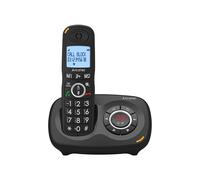 ALCATEL XL595 B Voice - Senior Cordless Phone With Answering Machine - Large Backlit Display - Handsfree - Call Barring - Audio Boost - 14 Min Answering Machine - Black