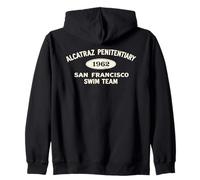 Alcatraz Penitentiary 1962 San Francisco Swim Team Zip Hoodie