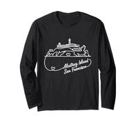 Alcatraz, San Francisco, California Signature Heart Art Long Sleeve T-Shirt