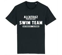 Alcatraz Swim Team Escape from Jail 1962 T-Shirt, Small, Black