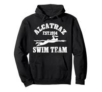 Alcatraz Swim Team from 1934 San Francisco Bay Pullover Hoodie