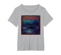 Alcatrazz Born Innocent T-Shirt, Women's Plus, Heather Grey, 4X