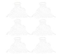 AlcheLHymist 6pcs Billiard Pockets White Nylon 7.2cm Diameter Durable Pool Table Webs for Billiard Table Replacement with Easy Installation for Home or Commercial Use