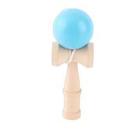 AlcheLHymist Wooden Kendama Toy, Portable Kendama with String for All Ages, Premium Beech Wood Hand Eye Coordination Game with Smooth Finish for Indoor and Outdoor Play (Green)