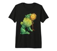 Alchemical Green Lion Devouring Sun Esoteric Occult Hermetic Premium T-Shirt