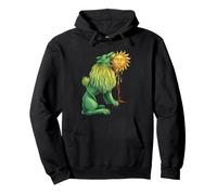 Alchemical Green Lion Devouring Sun Esoteric Occult Hermetic Pullover Hoodie