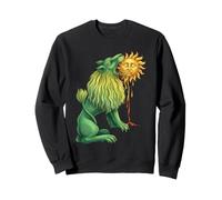 Alchemical Green Lion Devouring Sun Esoteric Occult Hermetic Sweatshirt