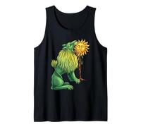 Alchemical Green Lion Devouring Sun Esoteric Occult Hermetic Tank Top