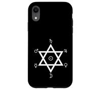 Alchemical Hexagram Planetary Symbol Magick Chart Case for iPhone XR