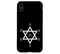 Alchemical Hexagram Planetary Symbol Magick Chart Case for iPhone XS Max