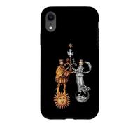 Alchemical Marriage of King/Queen Sun & Moon Case for iPhone XR