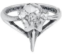 Alchemy Gothic Rabeschadel Klein Ring Ring Size N