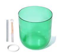 Alchemy Clear Quartz Crystal Sound Bowl, Natural Cosmic Light Alchemy Bowl For Sound Healing And Meditation, Prayer, Stress Reduction,F Note-6In 432Hz