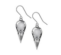 Alchemy Coeur Crane Earrings England Skull Legendary Bird Immortal Grave Gothic