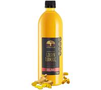 Alchemy Cordial Turmeric Elixir Syrup, Latte Superfood, Delicious Healthy Drink with Ginger & Cinnamon, Vegan Gluten Free Coffee Alternative (1 x 750ml)