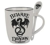 Alchemy England 1977 Dragon is Stirring Unisex Cup White-Black, Porcelain,