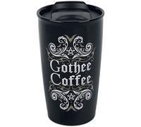 Alchemy England 1977 Gothee Coffee Unisex Mug Black-White, Ceramics,