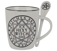 Alchemy England 1977 Hexy Witch Unisex Cup White-Black, Porcelain,