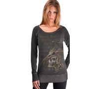 Alchemy England Corvus Queen - Women's Long-sleeved Top Sweatshirt anthracite S