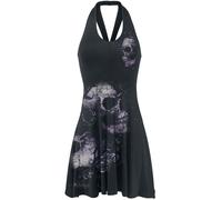 Alchemy England Dead Flowers Mini Dress black L