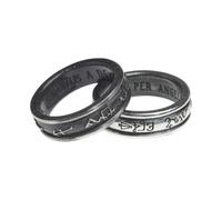 Alchemy England Demon Angel Ring Pair Archangels Tempted Demons Gothic Jewellery, N