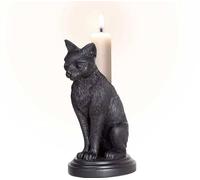 Alchemy England - Faust's Familiar - Gothic Cat Candlestick
