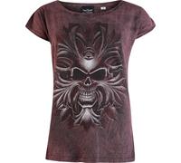 Alchemy England Gothic Skull T-Shirt red S