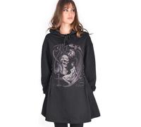 Alchemy England Hallow's Eve Woman's Dress Agatha Solid Black Mini Dress black L