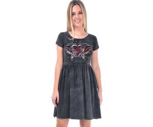 Alchemy England Love Hate Mini Dress grey M