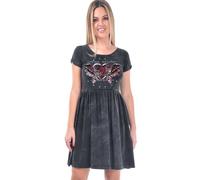 Alchemy England Love Hate Mini Dress grey XXL