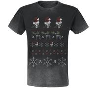 Alchemy England Merry Deadly Christmas T-Shirt grey 3XL