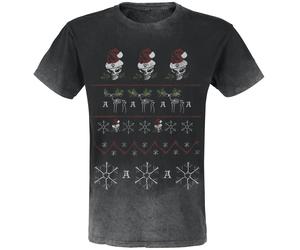 Alchemy England Merry Deadly Christmas T-Shirt grey S